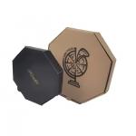 Food Container Customized Logo for Kraft Corrugated Octagonal Pizza Packaging Paper Box Eco-Friendly for sale