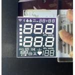 TN Segment LCD Black And White Segment Code Sphygmomanometer Application Can Customizable Display
