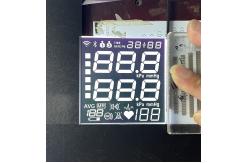 China TN Segment LCD Black And White Segment Code Sphygmomanometer Application Can Customizable Display supplier