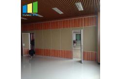 China Aluminium Gypsum Board Fabric Folding Classroom Partitions Soundproofing Movable Wall supplier