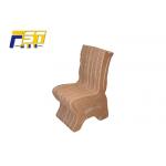 Convenient Eco Chair Foldable Cardboard Furniture Multifunctional For Chain Stores