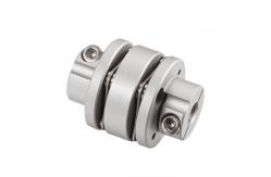 China Aluminium Servo Motor Shaft Coupler 5mm To 8mm 10mm Double Diaphragm Clamp supplier