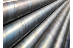 China SSAW Steel Pipe for Construction Q235 Q345 6-12M Length ±1% Tolerance supplier
