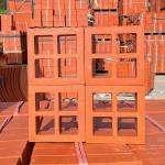 Environment Friendly Terracotta Ventilation Brick In Wall Construction Cladding for sale