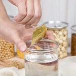 Hot Stamping 200ml Plastic Food Jar 500ml Honey Containers With Lids