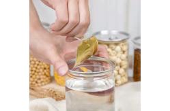 China Hot Stamping 200ml Plastic Food Jar 500ml Honey Containers With Lids supplier