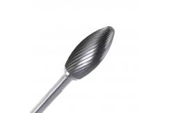 China Silver Flame Tungsten Carbide Burr Bits Rotary Tool Grinding Bits Wear Resistance supplier