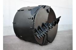 China 1000mm Excavator Bucket Soil Bucket Auger Rotary Drilling Rig Components supplier