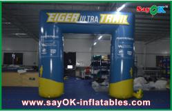 China Inflatable Gantry Double Stitching Inflatable Entrance Arch With Logo Printing   Hangout  6x3m supplier