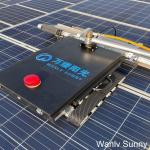 150m Remote Control Hands-Free Maintenance Solar Panel Cleaning Robots with Panels for sale
