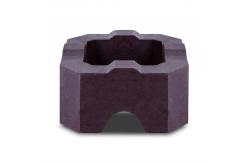 China Magnesia Cr-Zr Corundum Checker Brick 1700 Degree Chequer Brick supplier
