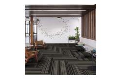 China PP Level Loop Pile  25cm X 100cm Carpet Tiles Easy To Install supplier