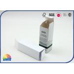 White Paper Gift Box Carton With Embossing Matte Lamination