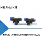 PUT Pneumatic Push Quick Plastic Fitting Tube Union Tee Fittings Air Compressor Accessories Sanmin for sale