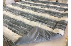 China Polyester Fabric Soft Printed 260x260cm Polyfill Quilted Quilt supplier