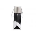 Custom Printed Glossy Silver Paper Carrier Bags With Embossed Logo Suppliers