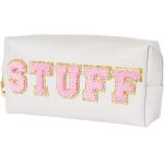 Zipper Makeup Stuff Bag Clover Chenille Letter Waterproof Travel Organizer Valentines Bag for sale