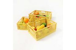 China Sonsill Thickened Plastic Basket Organizer , Detachable Folding Storage Boxes supplier