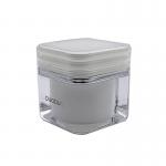 Fancy Empty 50g Square Cosmetic Cream Jar For Skincare for sale