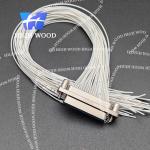 J30J SERIES MICRO-D Connectors,J30J-37TJL  L=200 ,J30J SERIES TWISTED PIN MICRO RECTANGULAR ELECTRICAL CONNECTOR for sale