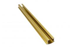 China OEM Customized U Shaped Channel Standard Aluminum Profiles Normal Length 6m supplier