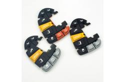 China Silicone Rubber Electronic Device Push Button Buttons Keypads Customized Size supplier