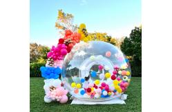 China Tunnel PVC Transparent Inflatable Bubble House Giant Clear Camping supplier