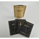 Dry Food Coffee Brown Kraft Paper Stand Up Pouch Gravure Printed for sale