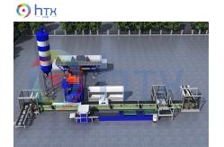 China Automatic Mobile Concrete Artificial Stone Slabs Making Machinery Block Production Line supplier