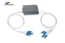 China Single Fiber LC/UPC 1370nm 6+1 Channels CWDM MUX DEMUX supplier