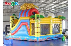 China Custom White Inflatable Bounce Castle Party Wedding Bouncer House And Slide Combo supplier