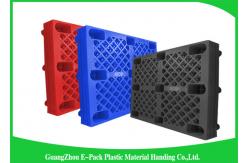 China Stackable Warehouse Rackable Plastic Pallets , Light Duty 40 X 48 Plastic Pallets supplier