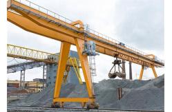China 15t Double Girder Gantry Crane With Grab supplier