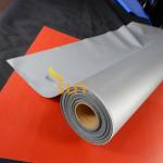 Grey E-Glass Silicone Fiberglass Fabric Fireproof High Temperature Thermal Insulation Silicone Coated Fabric Cloth for sale