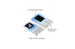 China Customized 2.4 Inch LCD Video Business Cards Invitation Magnetic Lcd Name Card supplier