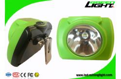 China IP68 Waterproof Mining Hard Hat Led Lights , Miners Helmet Light PC Material supplier