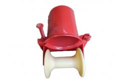 China Conduit Cable Laying Guide Rollers Bell Mouth Roller Split Lock Cable Rollers supplier