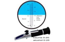 China 514 20 Centigrade Hand Held Refractometer , Digital Alcohol Refractometer supplier