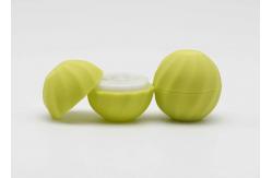 China 7g Plastic Empty Lipstick Tube Twist Open Ball Shaped Container Pipe supplier