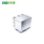 2X2 Multi Port Gigabit Integrated Filter Rj45 Network Socket 6U DGKYD22Q042DE3A5D068 for sale