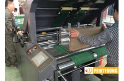 China Computerized Automatic Flute Laminating Machine With Vacuum Feeding Machine supplier