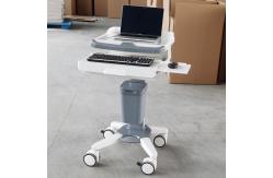 China Ergonomic Medical Laptop Cart Mobile Computer Workstation For Hospitals supplier