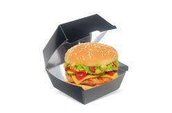 China Eco-friendly Fast Food Packaging Box Customized Hamburger Box with Biodegradable Materia supplier