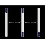 Power-Off Free Travel Speed Gate Turnstile For High Security Access Opening Time 0.5S for sale