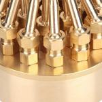 Brass DN40 1 1/2 3 Layers Blossom Fountain Jet Nozzle