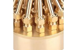 China Brass DN40 1 1/2 3 Layers Blossom Fountain Jet Nozzle supplier
