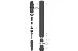 China Alloy Steel Water Drill BR2 DTH Hammers And Drill Bit supplier