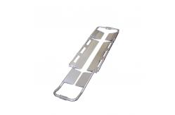 China 60mm Hospital Folding Scoop Stretcher Trolley Manual Power 180 Deg Adjustable supplier