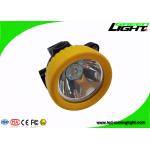 High Safety LED Miners Cap Lamp Rechargeable 1000 Battery Cycles Light - Weighted for sale