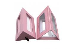 China Customized Sliding Drawer Box Paperboard Empty Eyelash Box With Window For Display supplier